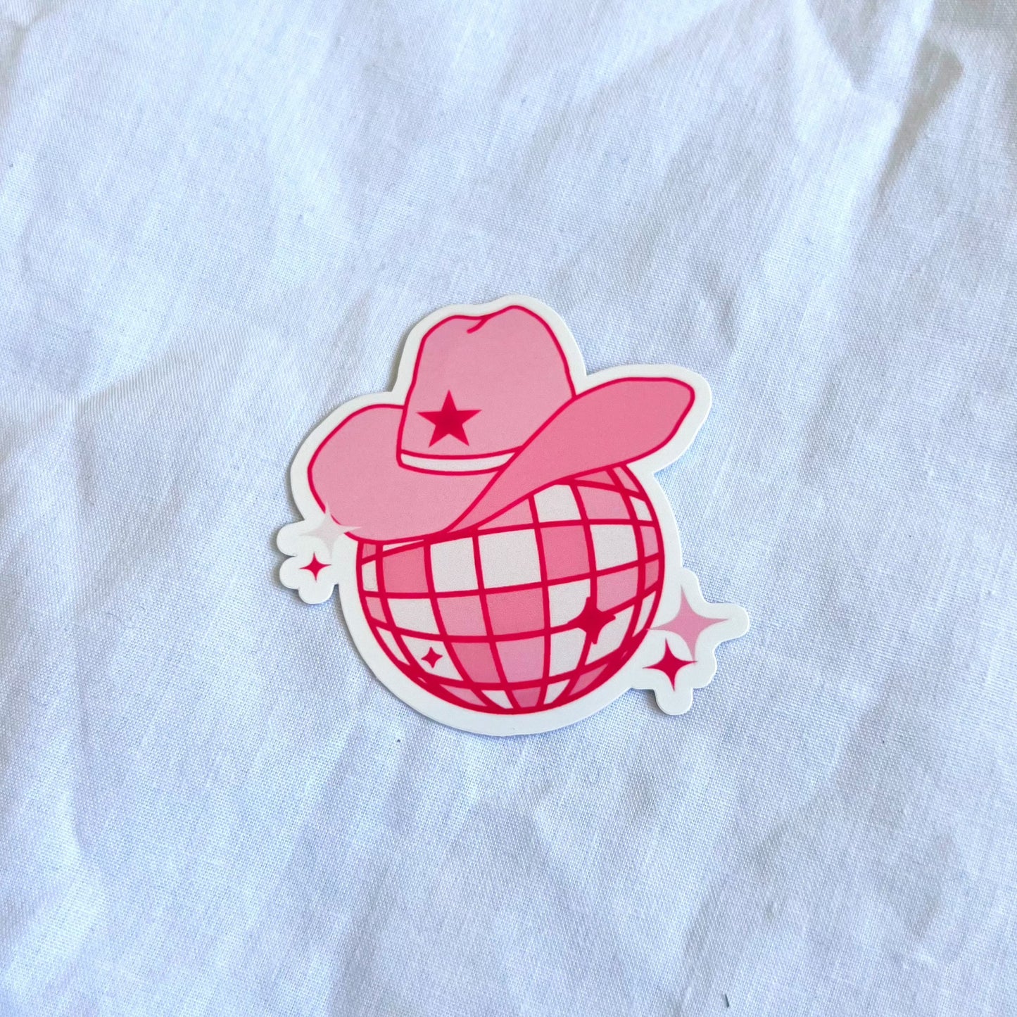 Disco Cowgirl Sticker